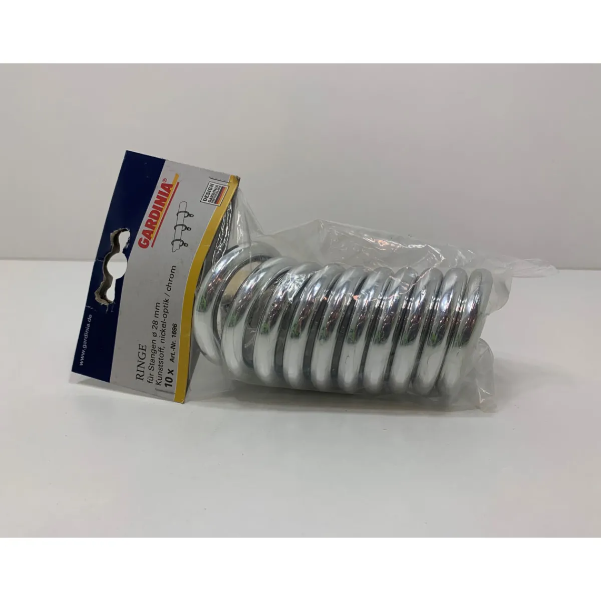 Outlet Gardinia Ringe 56 mm verchromt