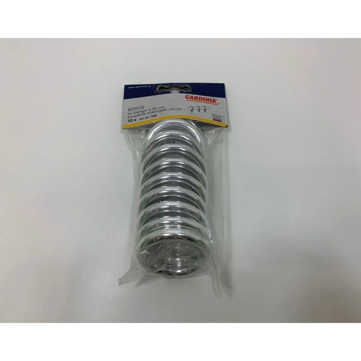 Outlet Gardinia Ringe 56 mm verchromt