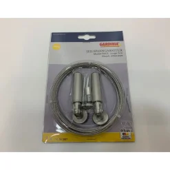 Discount Gardinia Seilspanngarnitur Race 5 m silber matt