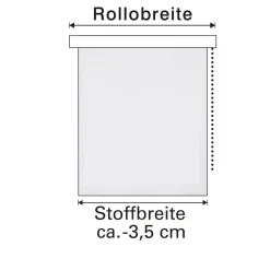 New Gardinia Thermo-Rollo blau 82x160 cm