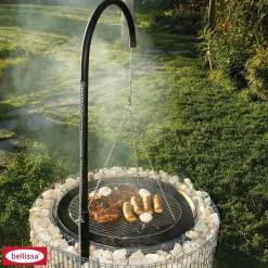 Online Garten-Feuerstelle mit Grill 92/72 x 40 cm