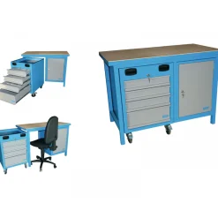 Hot Güde Werkbank 1200 SLT Multi Blau