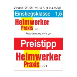 Hot Einhell GE-CM 18/33 Li Set Akku-Rasenmaeher u.Trimmer