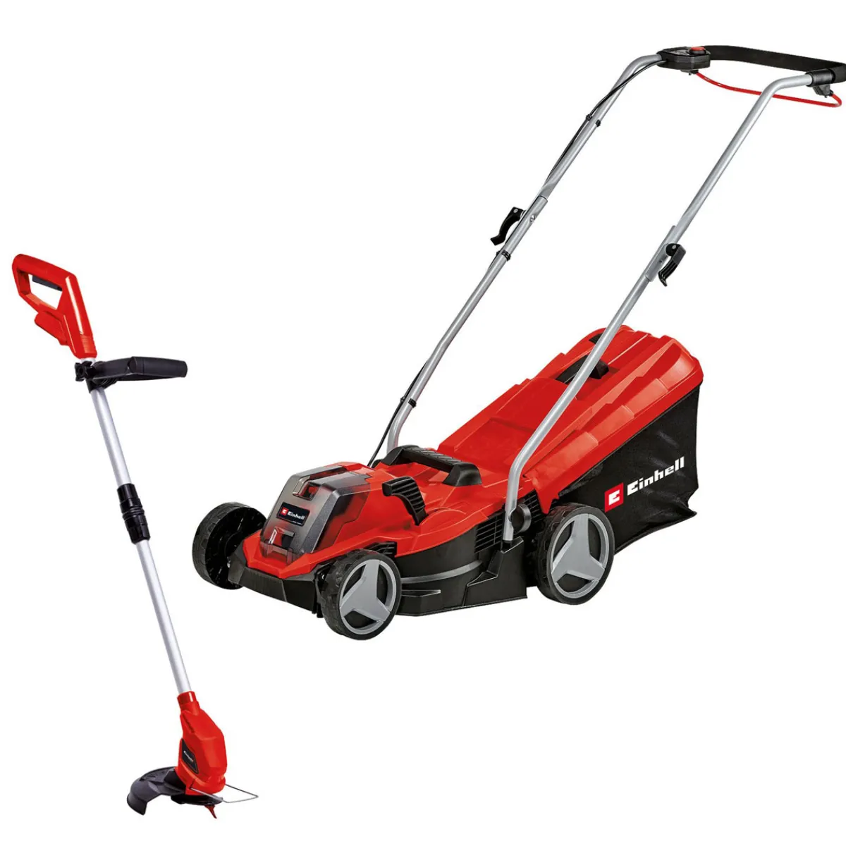 Hot Einhell GE-CM 18/33 Li Set Akku-Rasenmaeher u.Trimmer