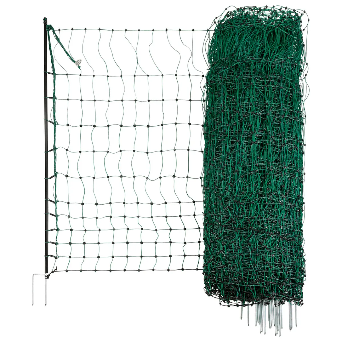 New Geflügelnetz PoultryNet Doppelspitze 106 cm m grün