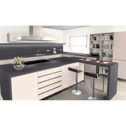 Hot Getaelements Küchenarbeitsplatte porto schiefer 4100 x 600 x 39 mm