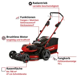 Online Einhell GP-CM 36/47 S HW Li Akku-Rasenmaeher