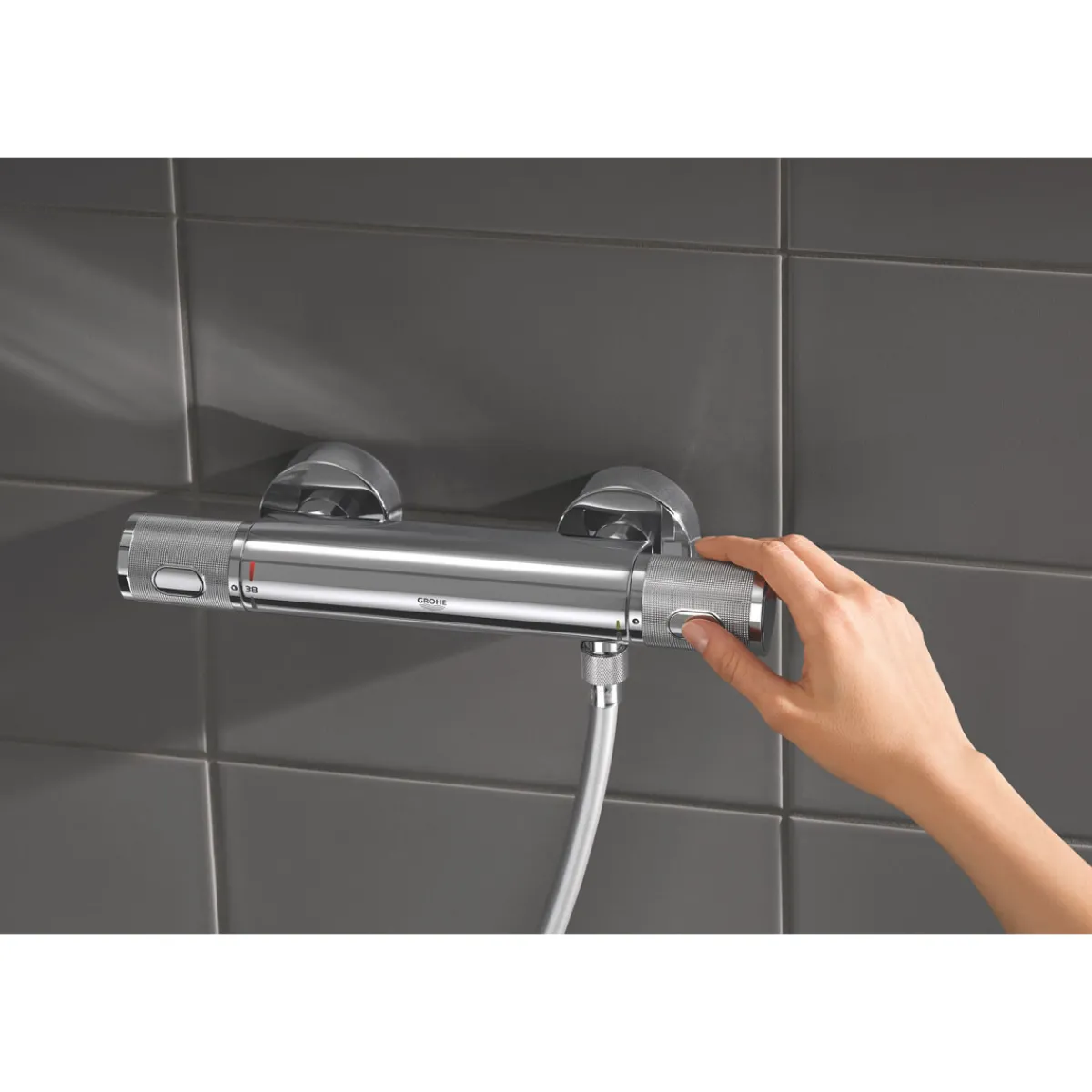 Clearance Grohe Brausethermostat Precision Feel chrom 31,3 cm