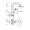 Hot Grohe Duschsystem Tempesta Cosmopolitan 210 mit Thermostatbatterie