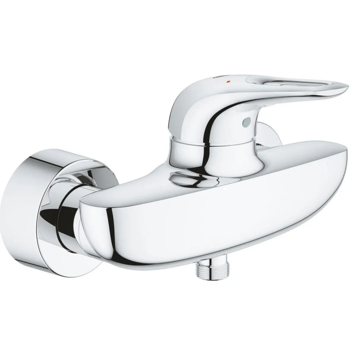 Best Grohe Einhand-Brausebatterie Eurostyle S-Size Hebel offen