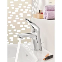 Hot Grohe Einhand-Waschtischbatterie Eurostyle S-Size Hebel offen chrom