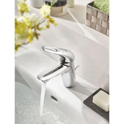 Hot Grohe Einhand-Waschtischbatterie Eurostyle S-Size Hebel offen chrom