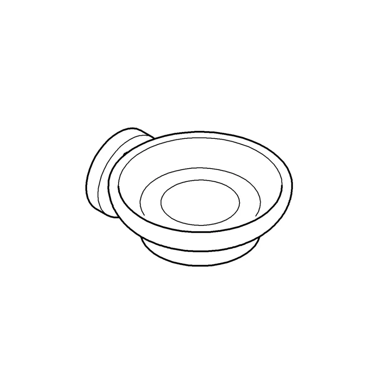 Clearance Grohe Halter mit Seifenschale Essentials 12,5 x 5,8 cm