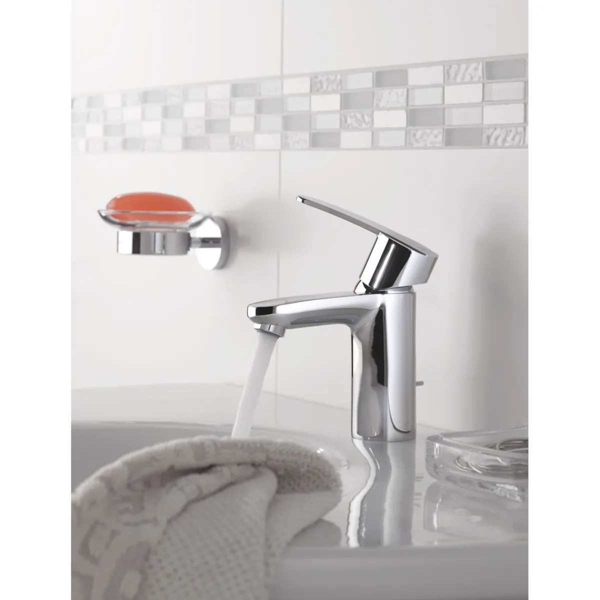 Clearance Grohe Halter mit Seifenschale Essentials 12,5 x 5,8 cm
