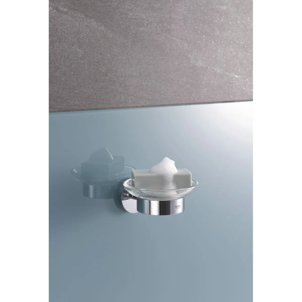 Clearance Grohe Halter mit Seifenschale Essentials 12,5 x 5,8 cm
