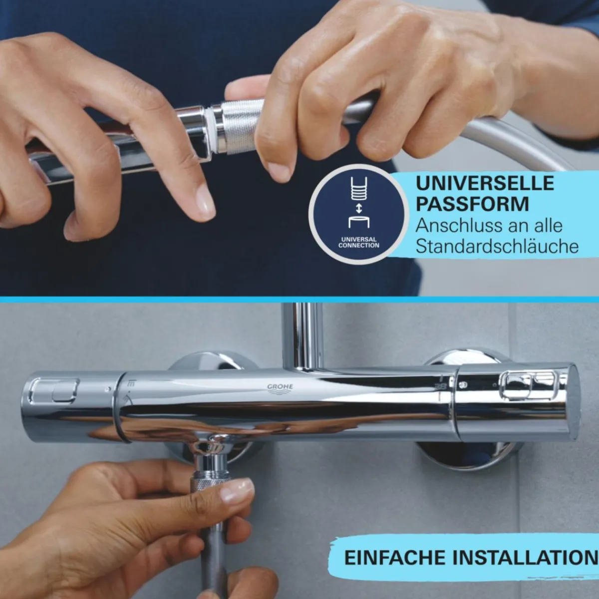 Online Grohe Handbrause Vitalio Comfort 110 2 Strahlarten