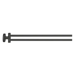 Discount Grohe Handtuchhalter doppelt matt schwarz
