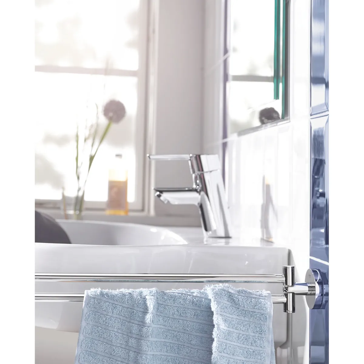 Sale Grohe Handtuchhalter Essentials silber 43,9 x 6,1 cm