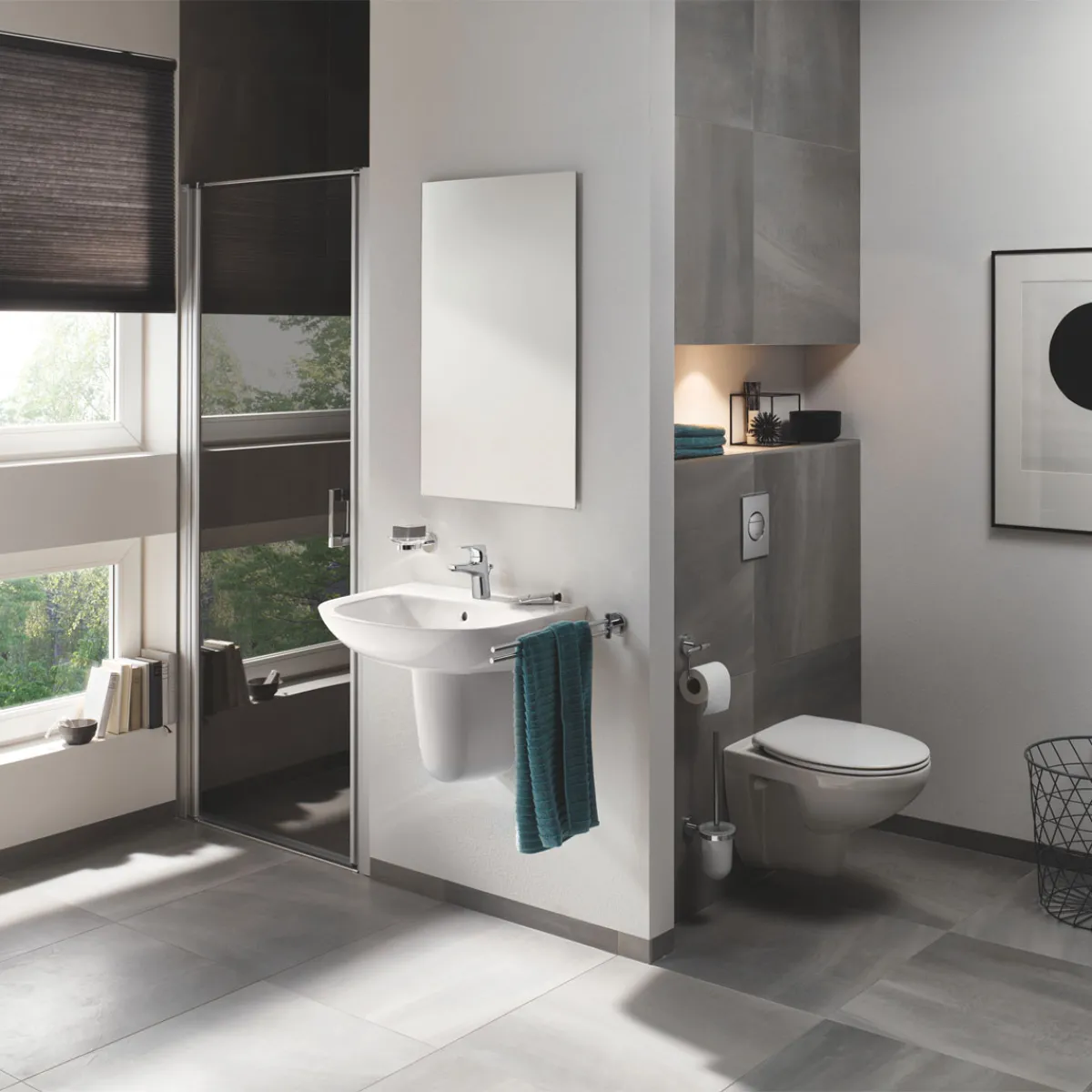 Sale Grohe Handtuchhalter Essentials silber 43,9 x 6,1 cm