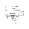 Online Grohe Standventil Eurodisc Cosmopolitan chrom Durchmesser 4,9 x 13,4 cm