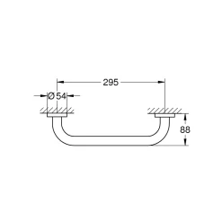 Hot Grohe Wannengriff Essentials Metall 29,5 cm