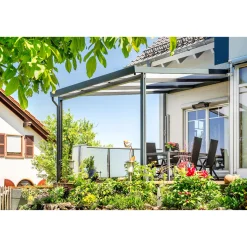 gutta Terrassenüberdachung 4 x 3 m anthrazit