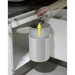 Discount Hailo Mülleimer Compact Box M 15 L weiß