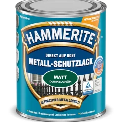 Clearance Hammerite Metallschutzlack dunkelgrün matt 750 ml