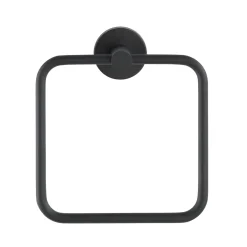 Wenko Handtuchring, Bosio Black, Estahl, matt