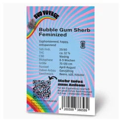 Bud Voyage Hanfsamen BudVoyage Bubble Gum Sherb Fem3 Samen