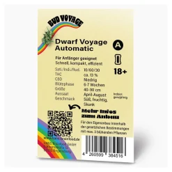 Best Bud Voyage Hanfsamen BudVoyage Dwarf Auto, 3 Samen