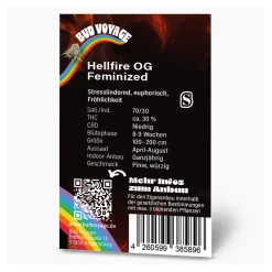 Hot Bud Voyage Hanfsamen BudVoyage Hellfire OG Fem3 Samen