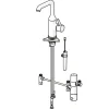 New Hansa Waschtischarmatur „vantis Style Hybrid“ Chrom Bluetooth Sensor