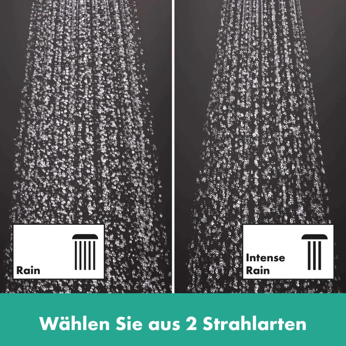 New Hansgrohe Duschsystem Vernis Shape mit Thermostat chrom