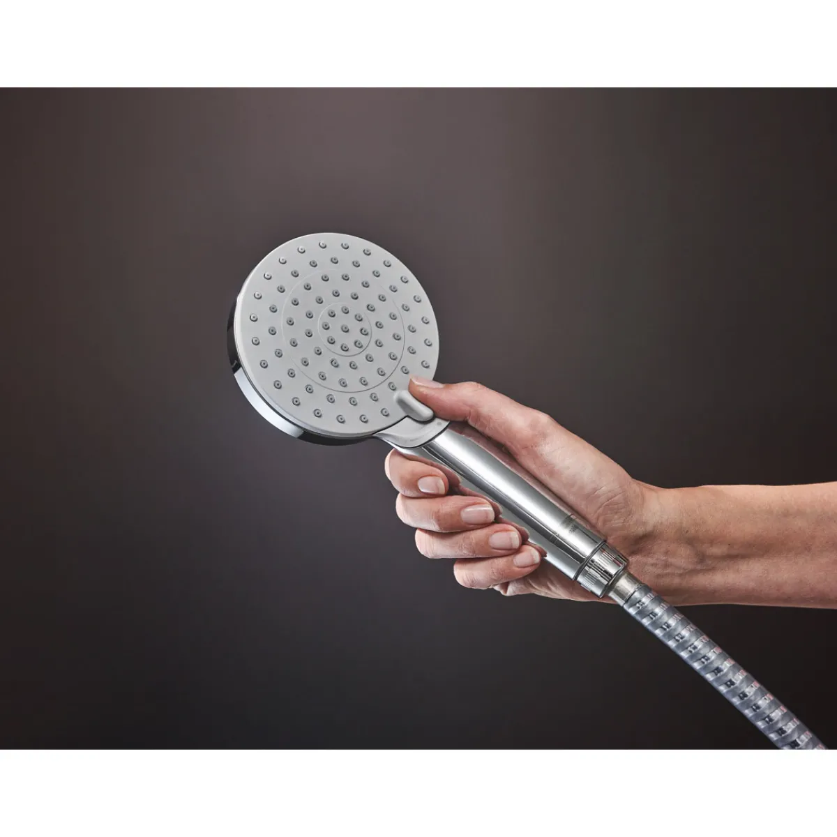 New Hansgrohe Duschsystem Vernis Shape mit Thermostat chrom