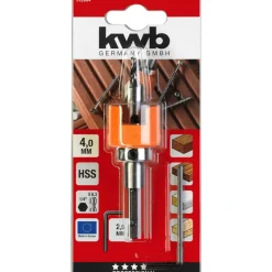Hot Hartholzbohrer mit Senker 4 mm SB