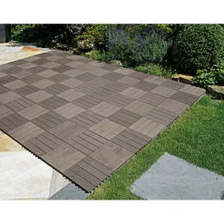 Clearance Hartmann WPC Fliese Anthrazit 30x30x2,2cm