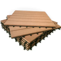 Sale Hartmann WPC-Klickfliese braun 60 x 60 cm