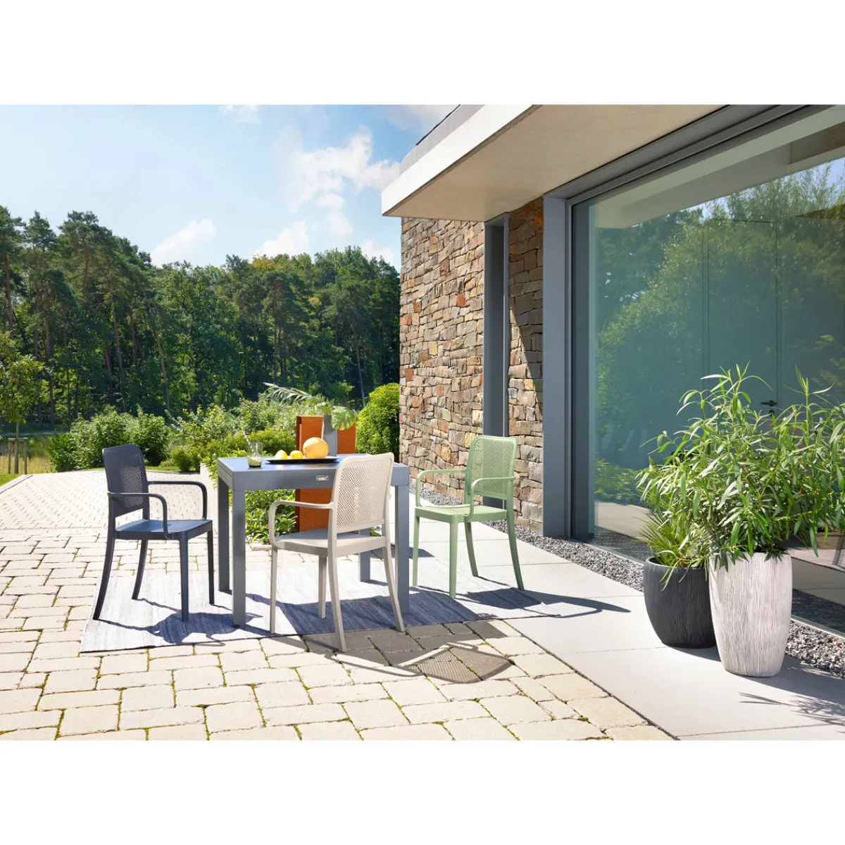 Best Haveson Ausziehtisch Atlanta grau