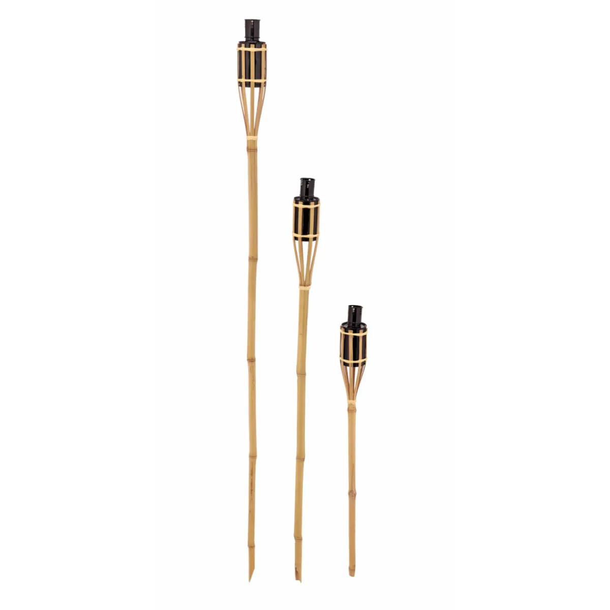 Hot Haveson Bambus-Gartenfackel 90 cm