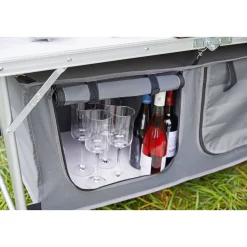 Outlet Haveson Camping-Tisch mit Ablagefächern