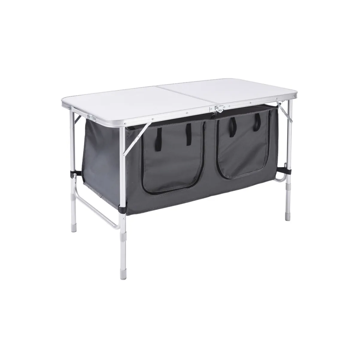 Outlet Haveson Camping-Tisch mit Ablagefächern