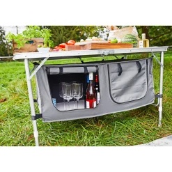 Outlet Haveson Camping-Tisch mit Ablagefächern