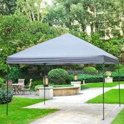 Hot Haveson Faltpavillon LxBxH ca 298 x 295 x 272 cm grau