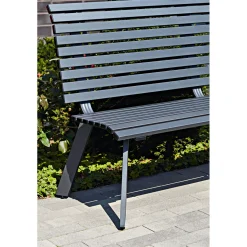 Best Haveson Gartenbank Halmstad anthrazit 150 x 89 x 63 cm