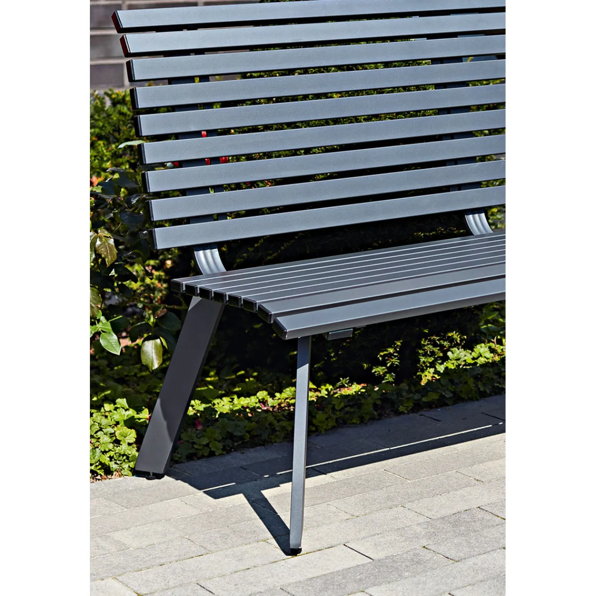 Best Haveson Gartenbank Halmstad anthrazit 150 x 89 x 63 cm