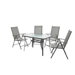 Clearance Haveson Gartenmöbelset Leipzig 5-teilig