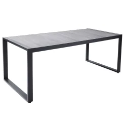 New Haveson Gartentisch Kent mit Keramik-Tischplatte