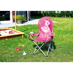 Sale Haveson Kinderfaltstuhl Flamingo 64 x 40 x 68 cm mit Tragetasche
