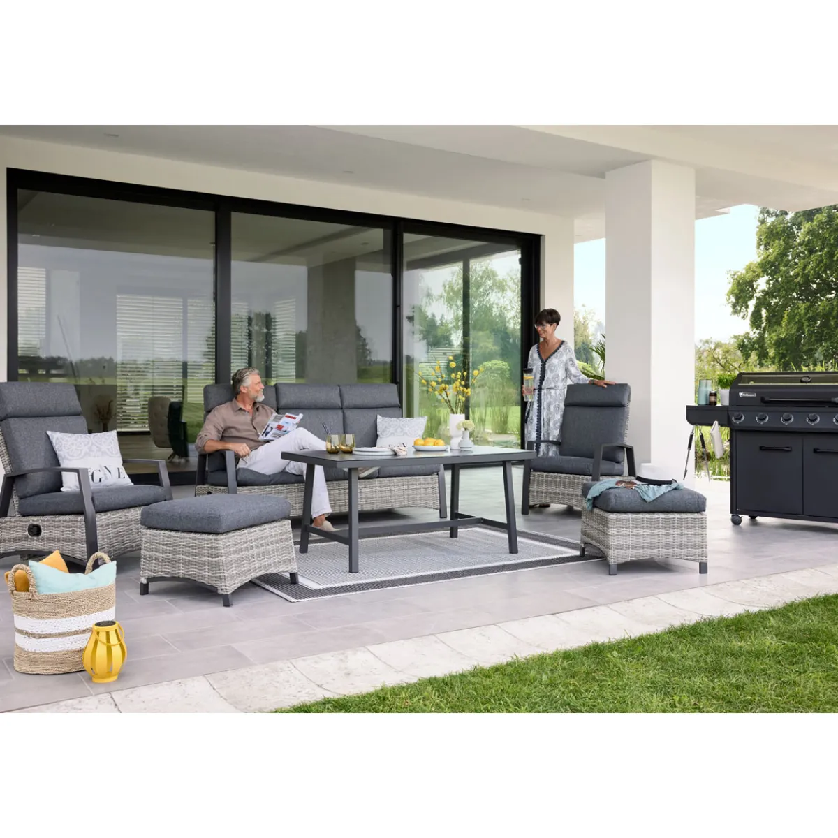 Outlet Haveson Loungegarnitur Maddalena